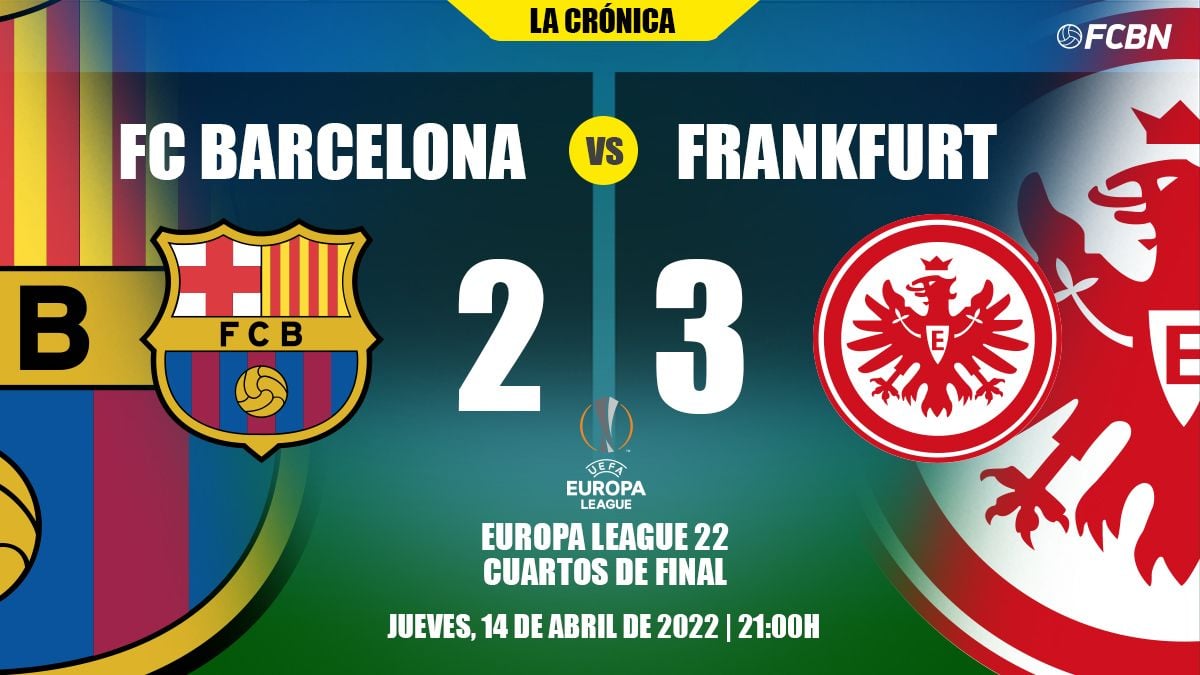 Result of the FC Barcelona 2-3 Frankfurt