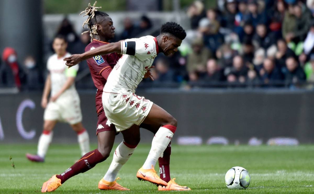 Aurélien Tchouameni In the Metz-Monaco