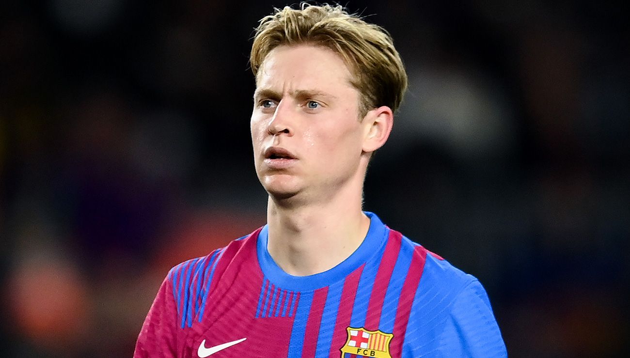 Frenkie de Jong con el Barcelona