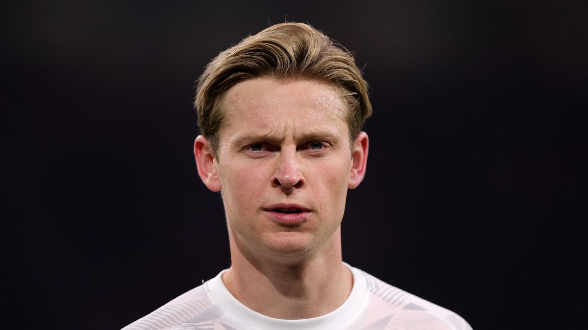 Frenkie de Jong en un entrenamiento