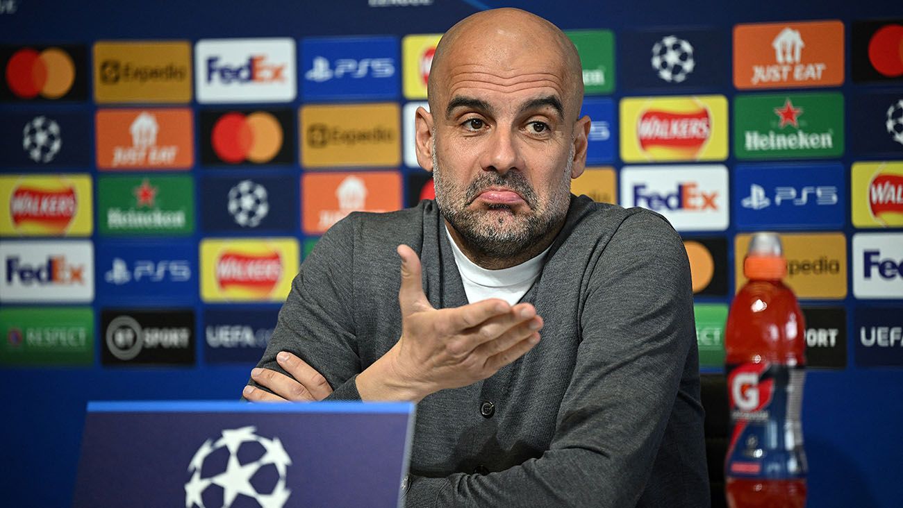 Pep Guardiola in press conference