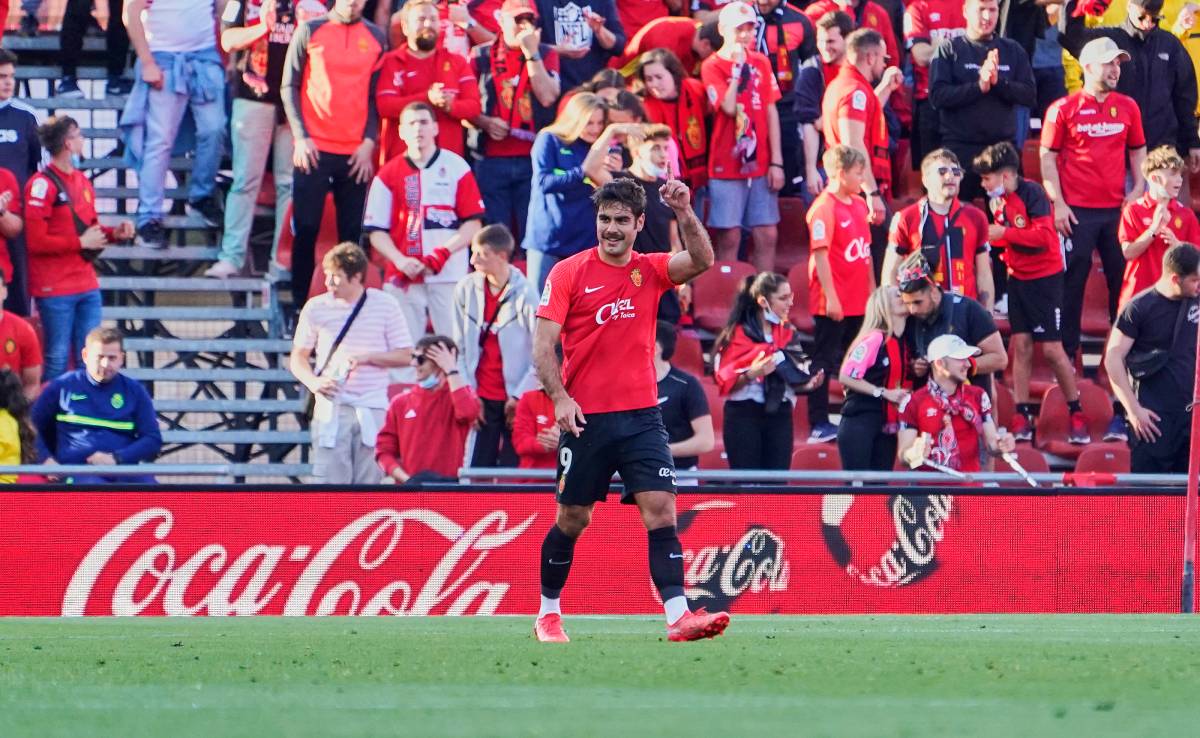 Abdón Prats, en el Mallorca-Alavés