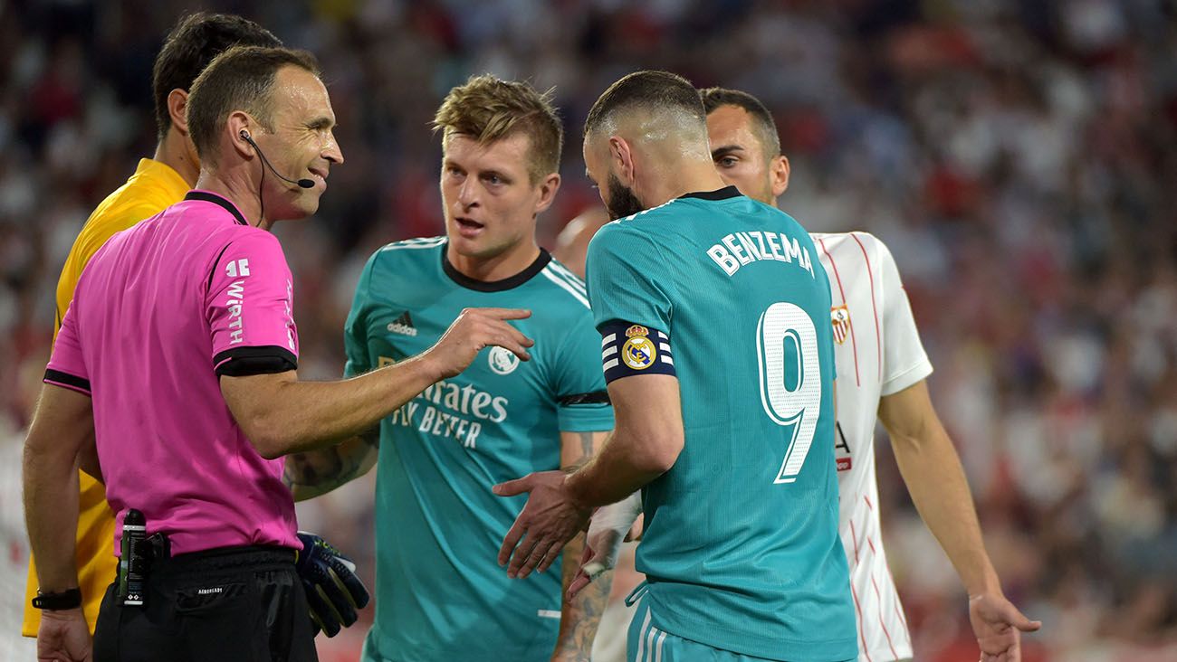El arbitraje del Sevilla - Real Madrid, uno de los más polémicos del año