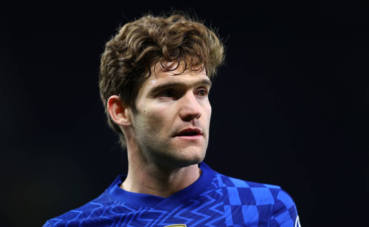 Marcos Alonso, en el United-Chelsea