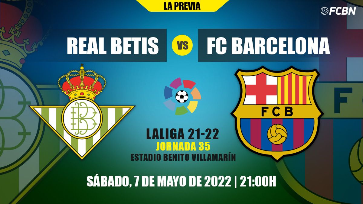 Previous of the Betis-FC Barcelona of LaLiga