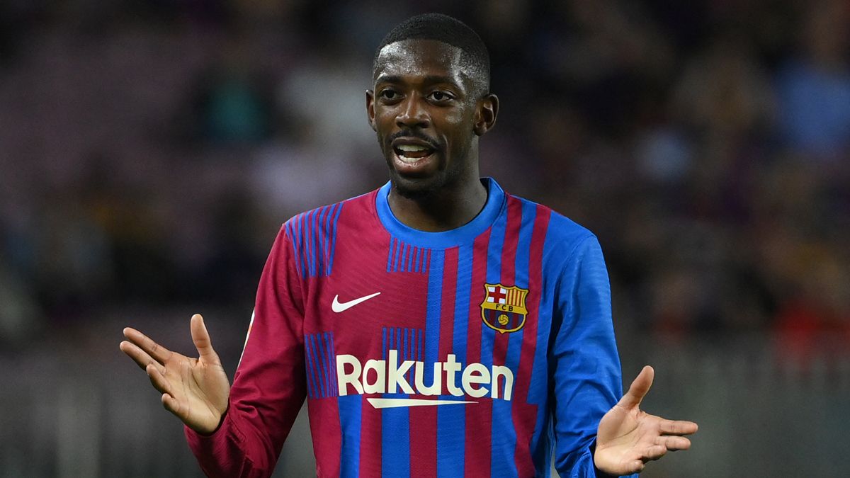 Ousmane Dembélé during Barcelona vs Celta de Vigo