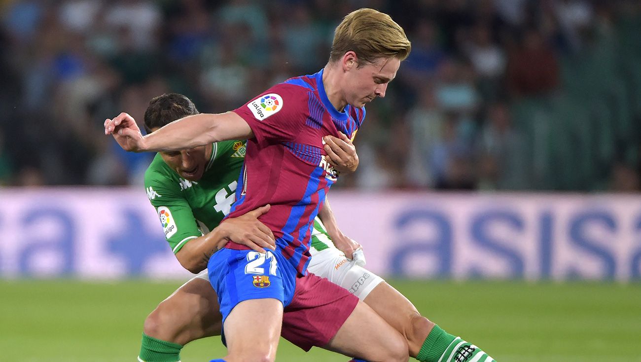 Frenkie de Jong, en un partido con el FC Barcelona