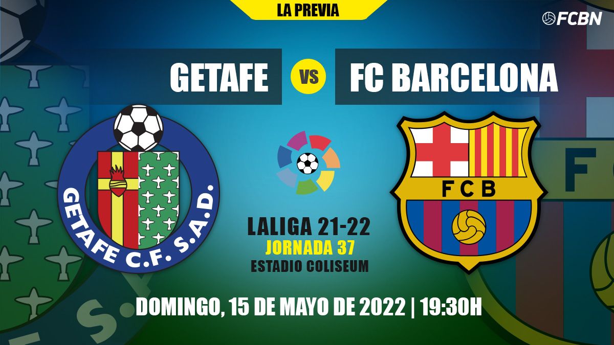 Previa del Getafe vs FC Barcelona de LaLiga Santander