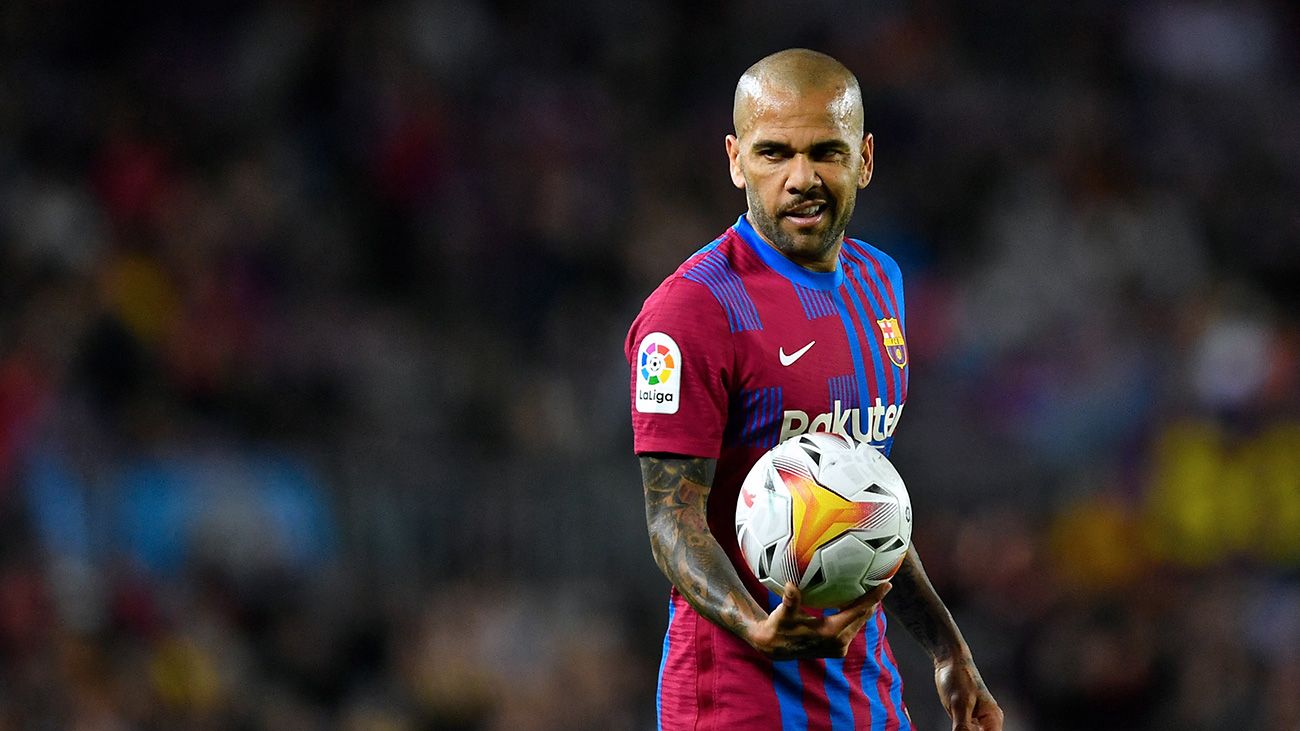 Dani Alves ante el Mallorca