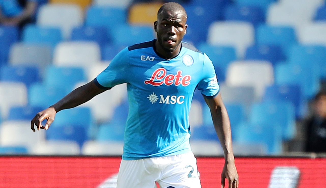 Kalidou Koulibaly with Napoli