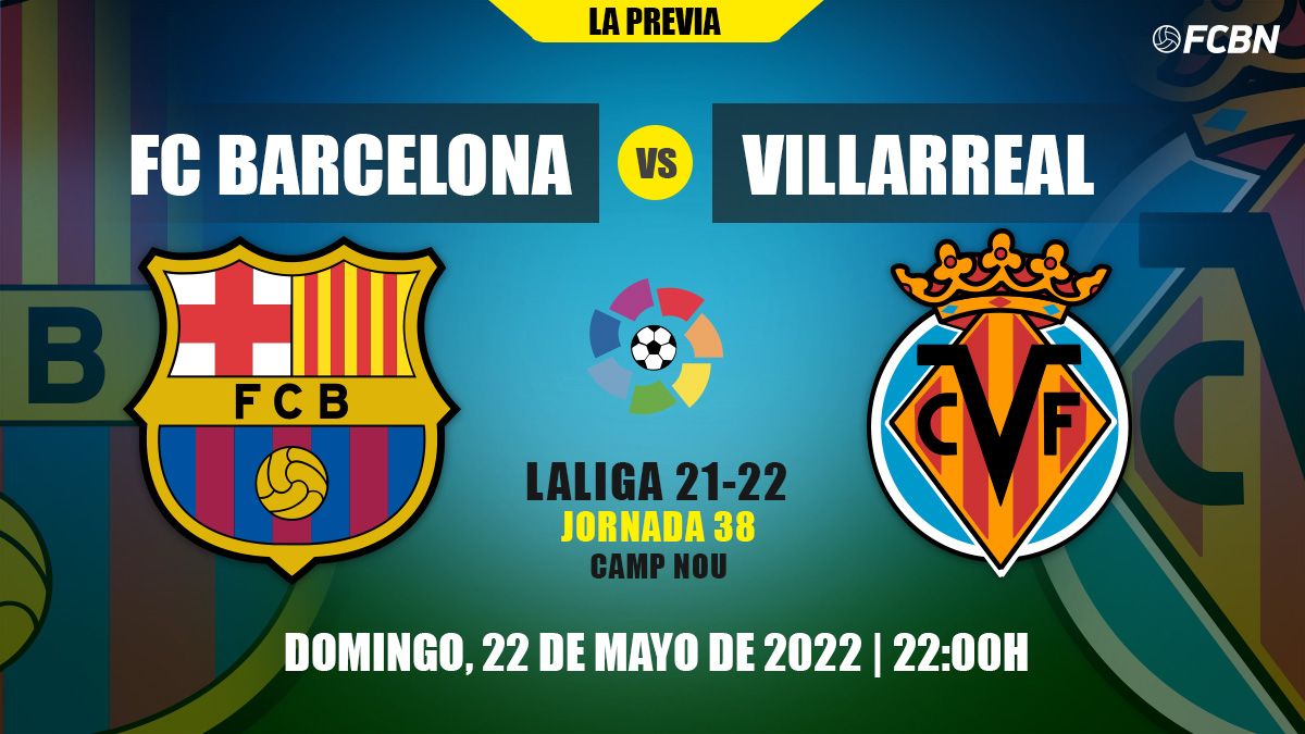 Previous of the FC Barcelona-Villarreal of LaLiga