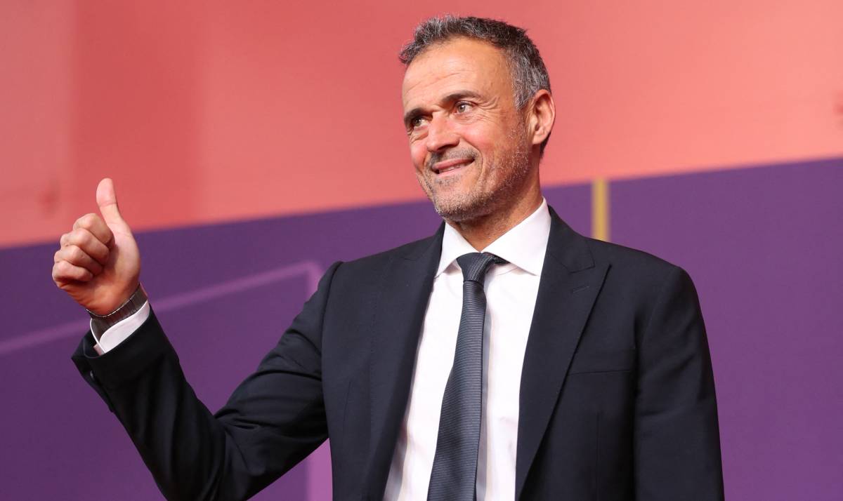 Luis Enrique, in the draw of the groups of Catar 2022