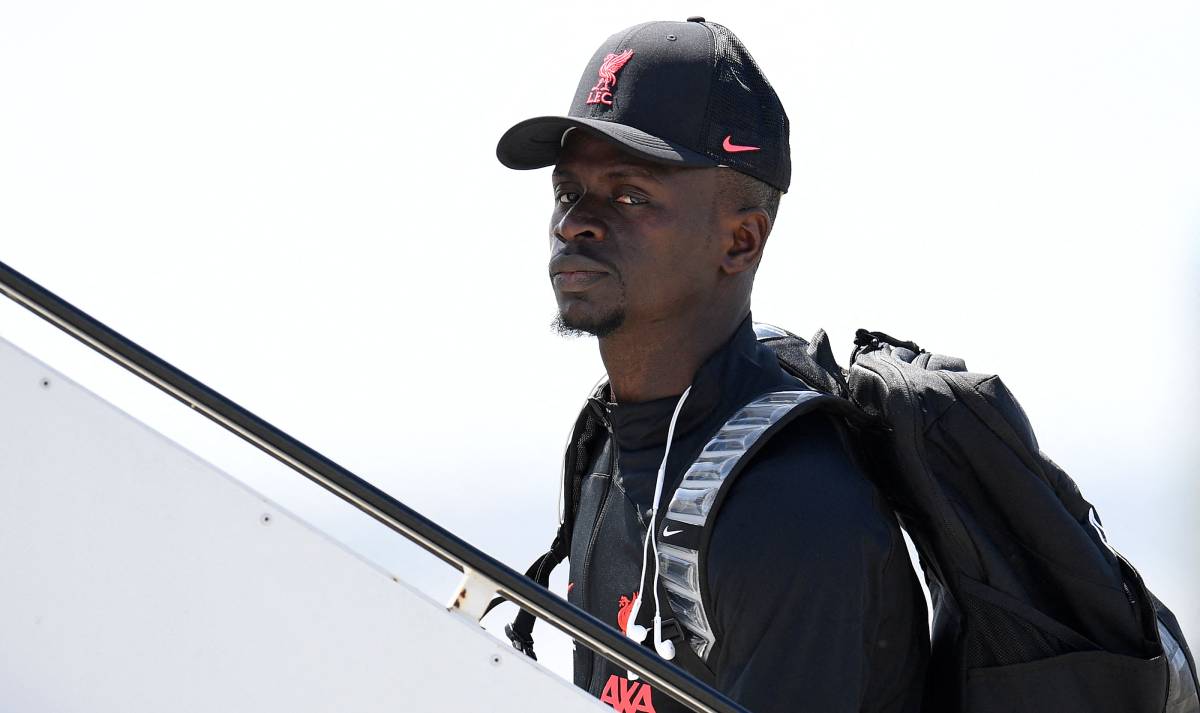 Mané, in his trip to Paris for the final of the Champions