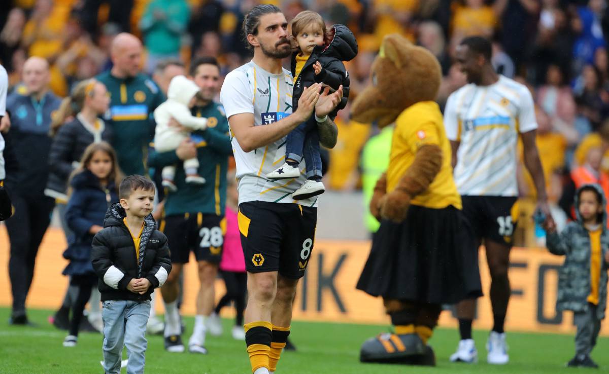 Ruben Neves, tras un partido del Wolverhampton