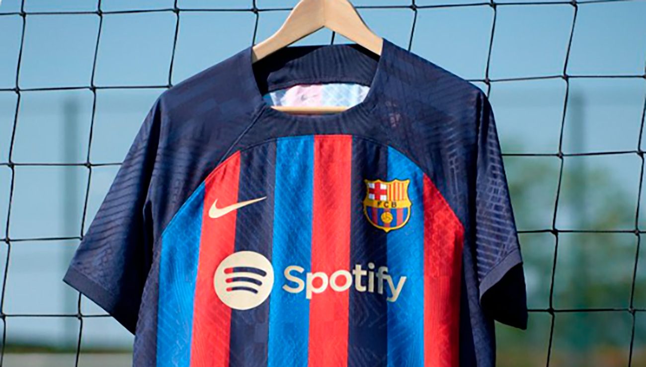 La nueva camiseta de local del Barça