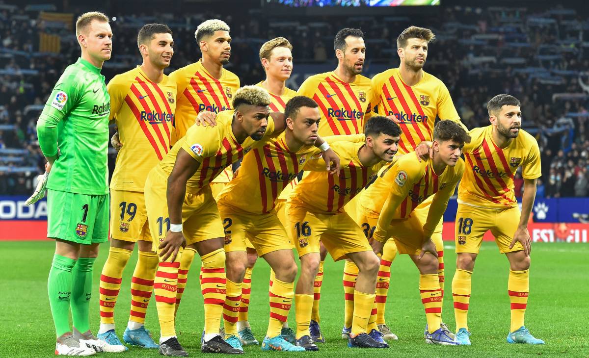 El Barça, en la prrvia del derbi catalán