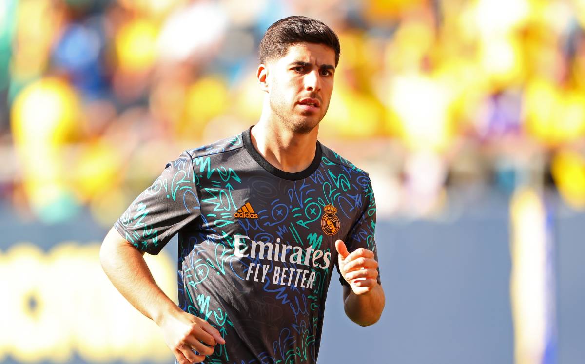 Asensio trains with Real Madrid