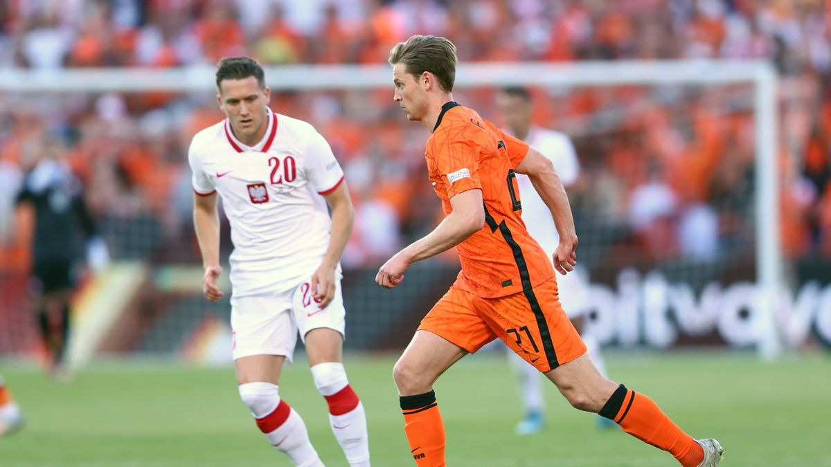 Frenkie de Jong durante un partido con Países Bajos copy