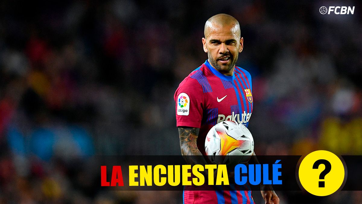 Dani Alves con el Barça
