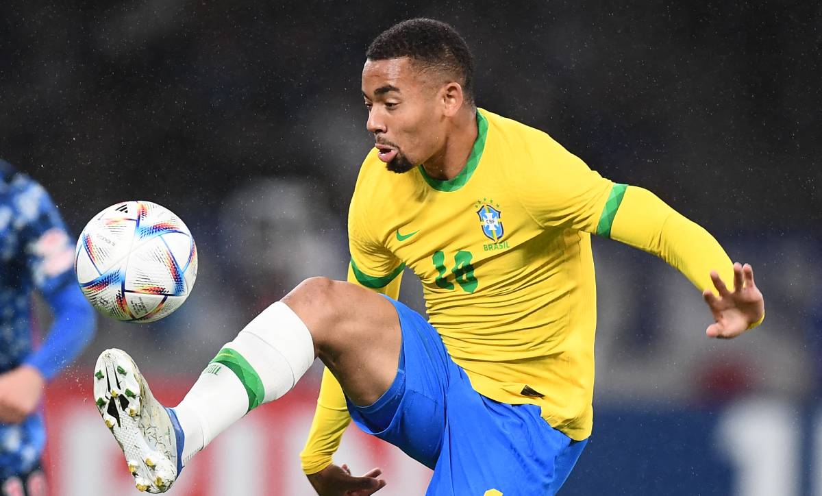 Gabriel Jesus, en un partido ante Japón