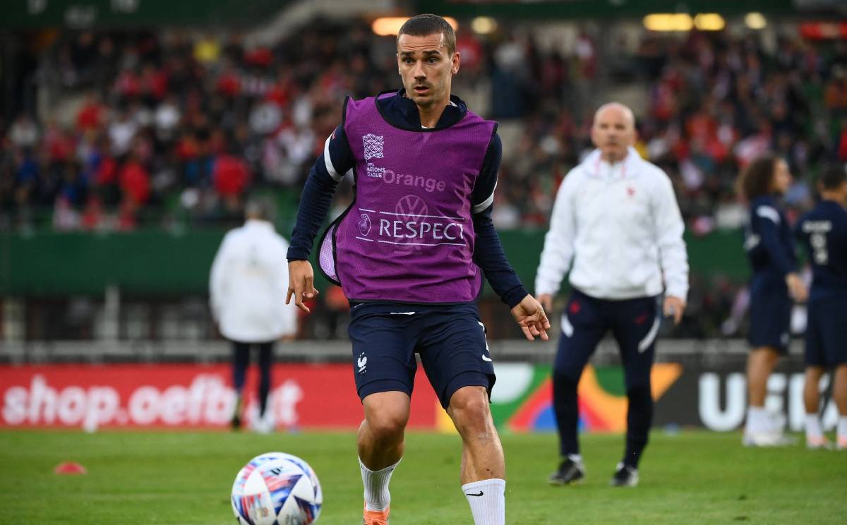 Griezmann warms with the french national team