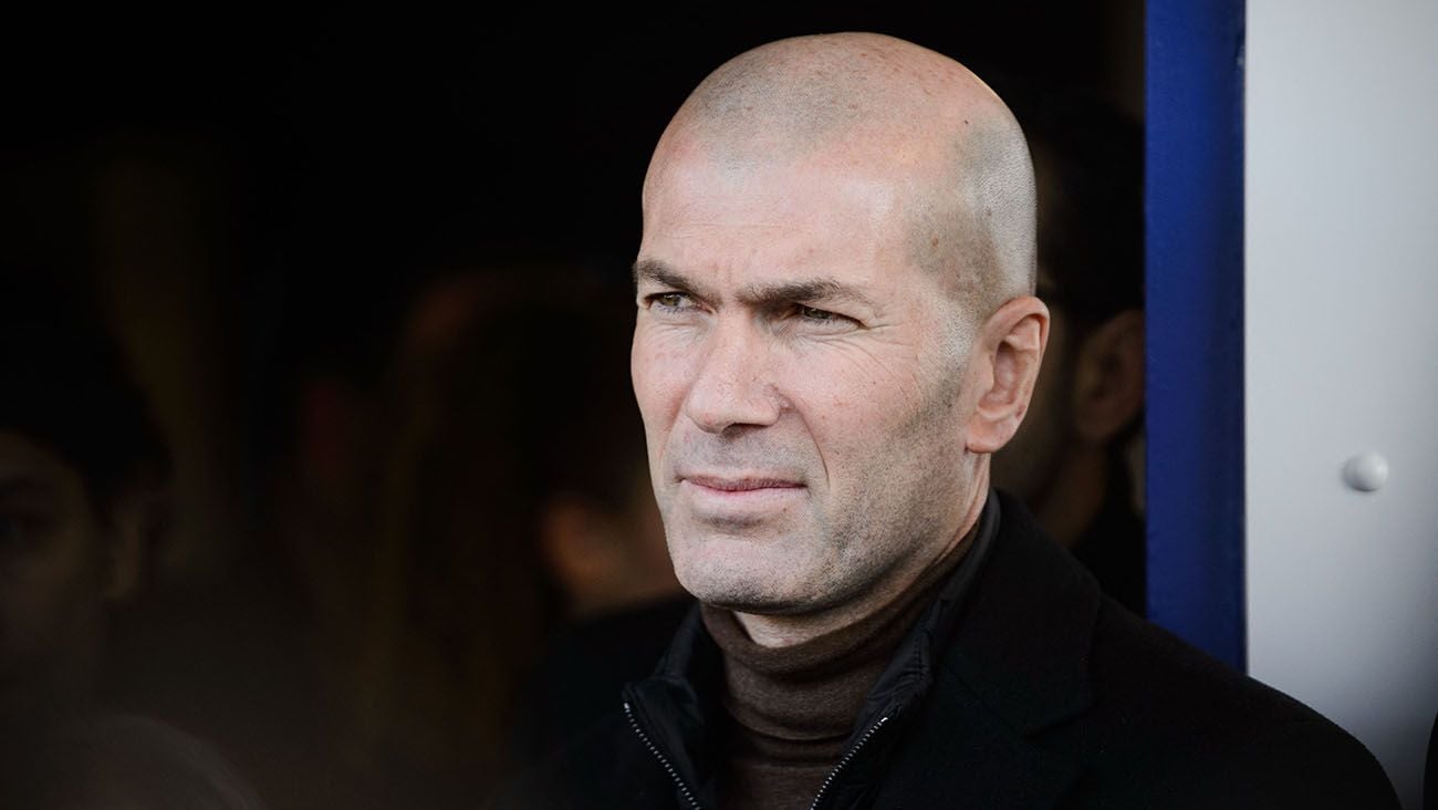 Zinedine Zidane en un evento en Marsella