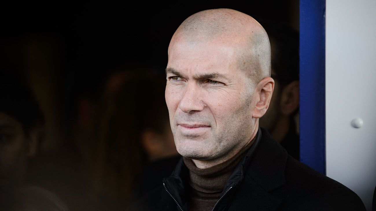 Zinedine Zidane at an event in Marseille