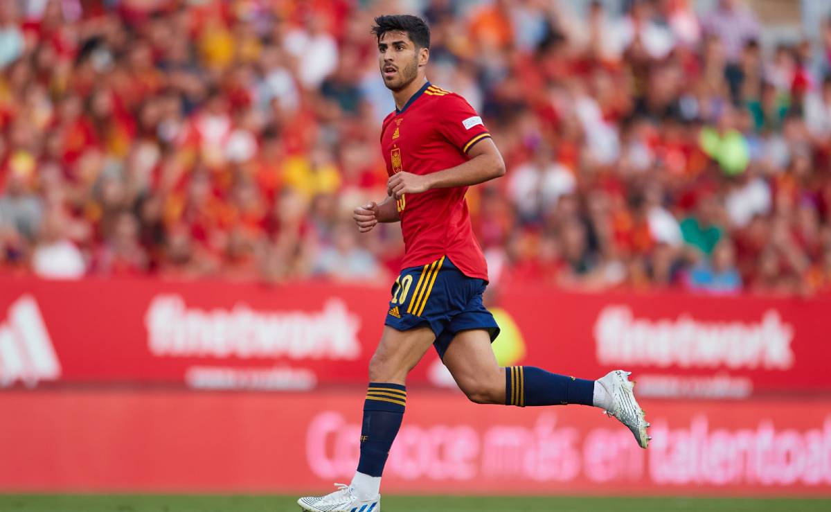 Asensio, en un partido ante Chequia