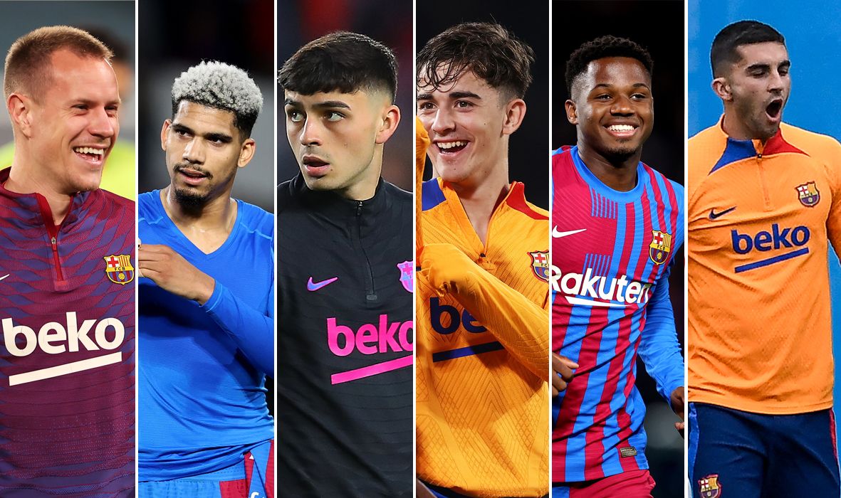 Jugadores del FC Barcelona para la temporada 22-23