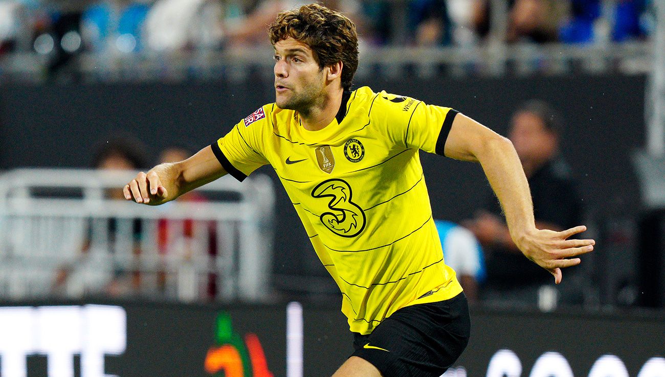 Marcos Alonso with Chelsea