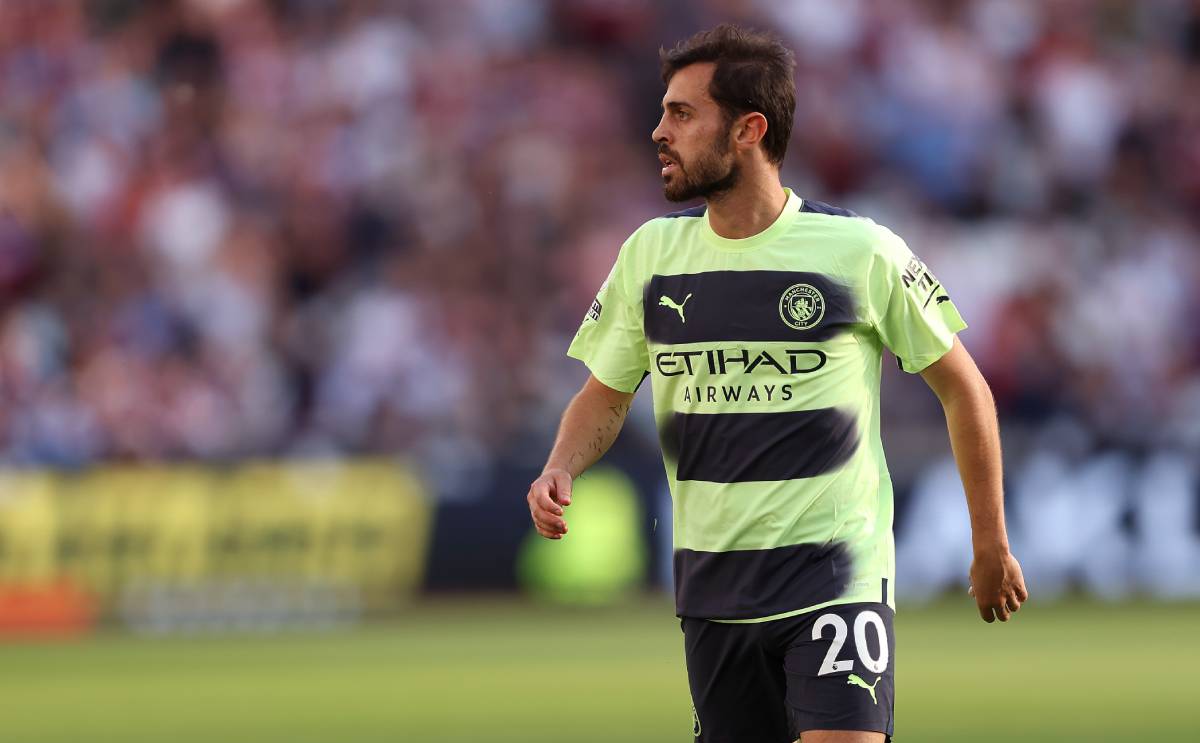 Bernardo Silva, en un partido ante el West Ham