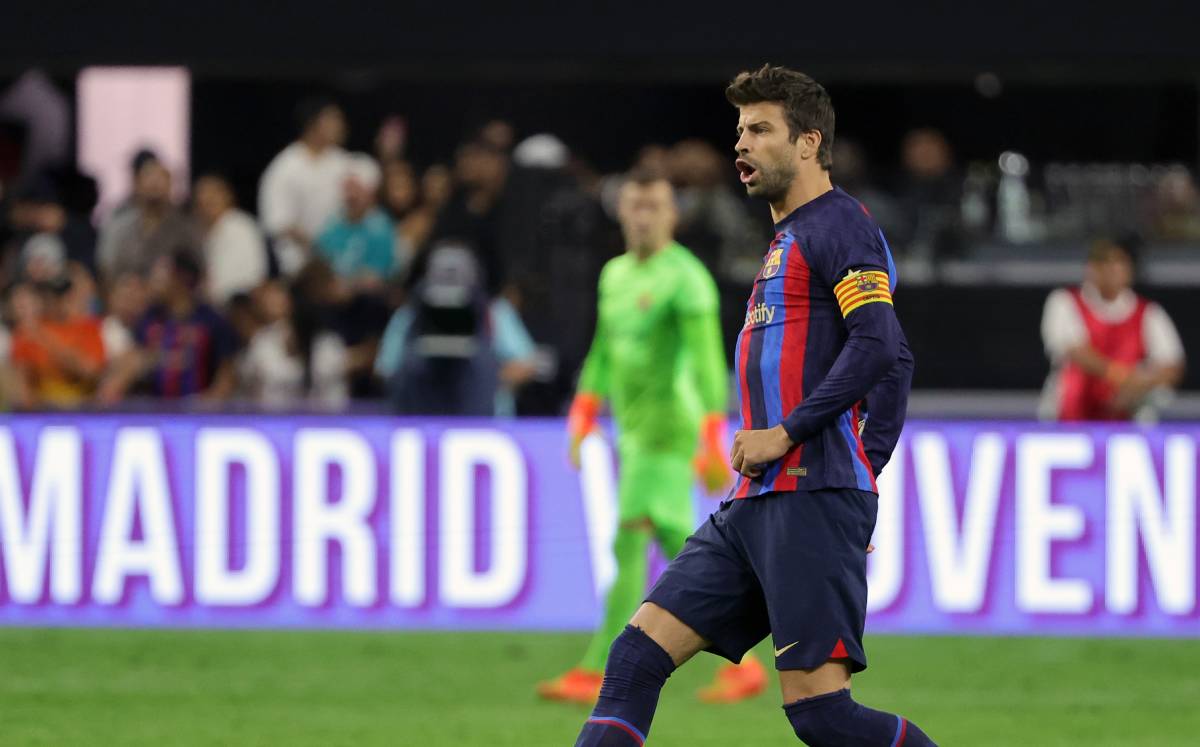 Gerard Piqué, en un partido ante el Real Madrid