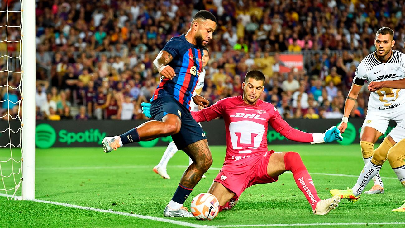 Memphis Depay en el Gamper