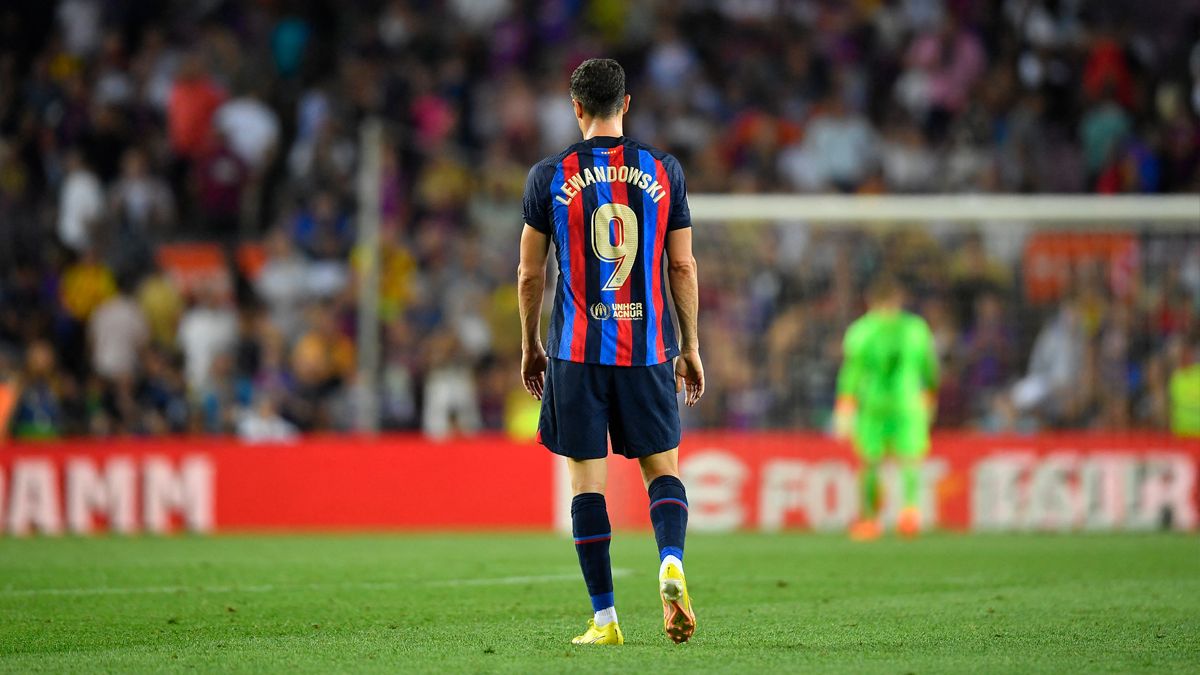 Robert Lewandowski en el Barça Rayo