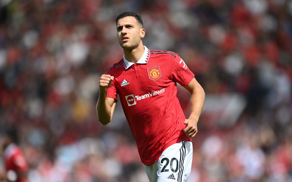 Diogo Dalot, en un partido ante el Brighton