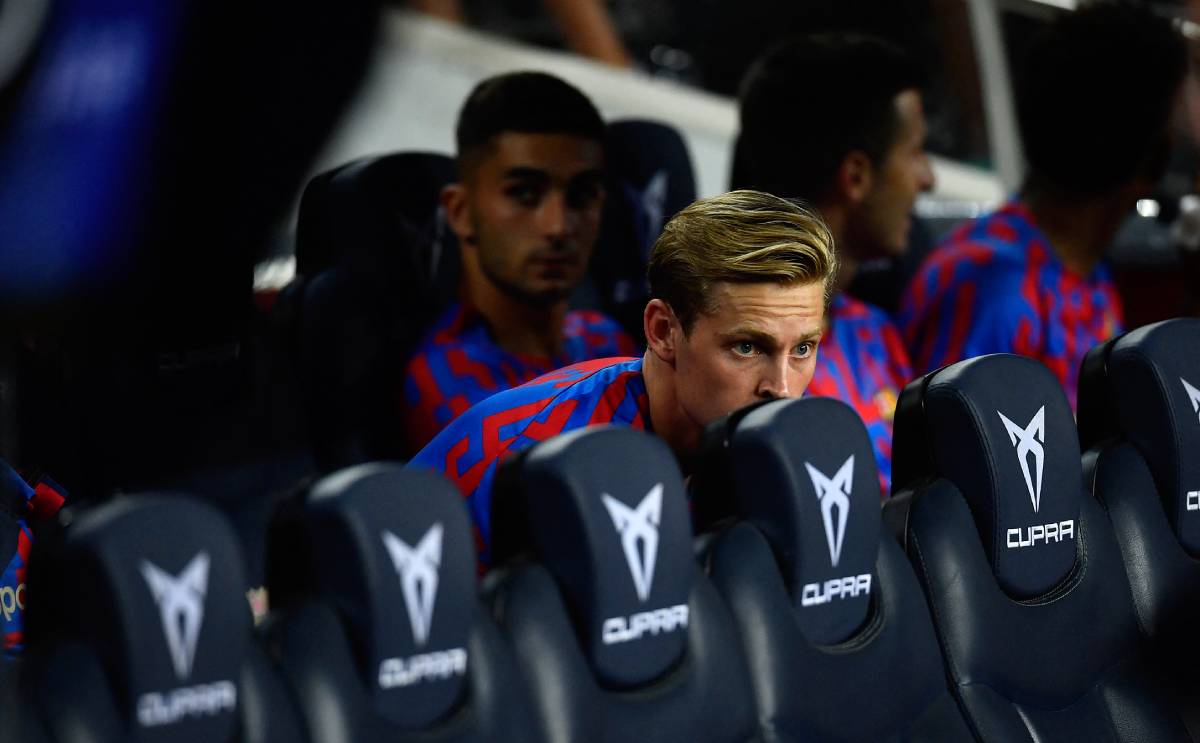 Frenkie de Jong, en la previa del Barça-Rayo