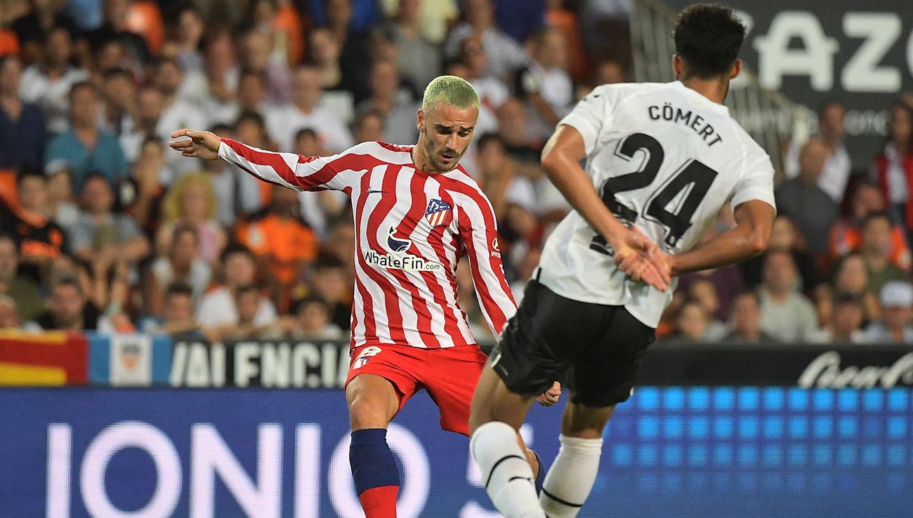 Griezmann ante el Valencia