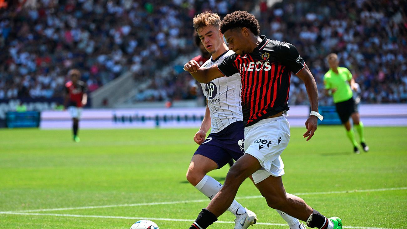 Jean-Claire Todibo with Nice