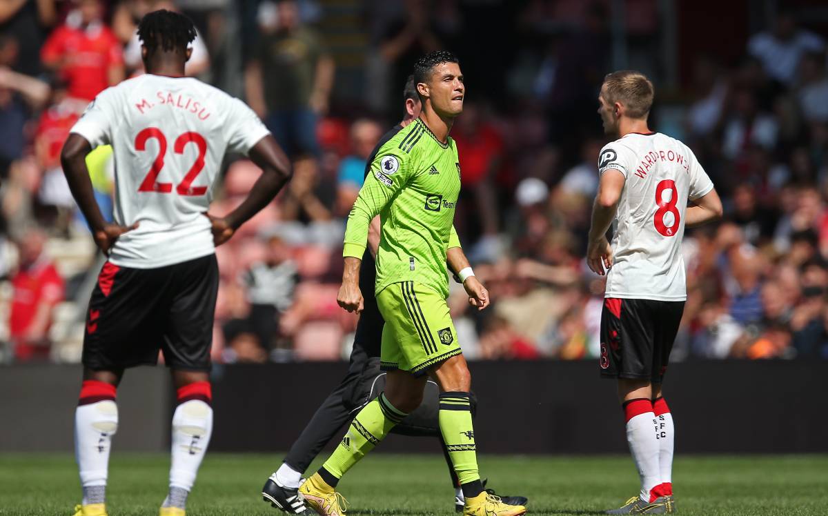 Cristiano Ronaldo, en un partido ante el Soputhampton