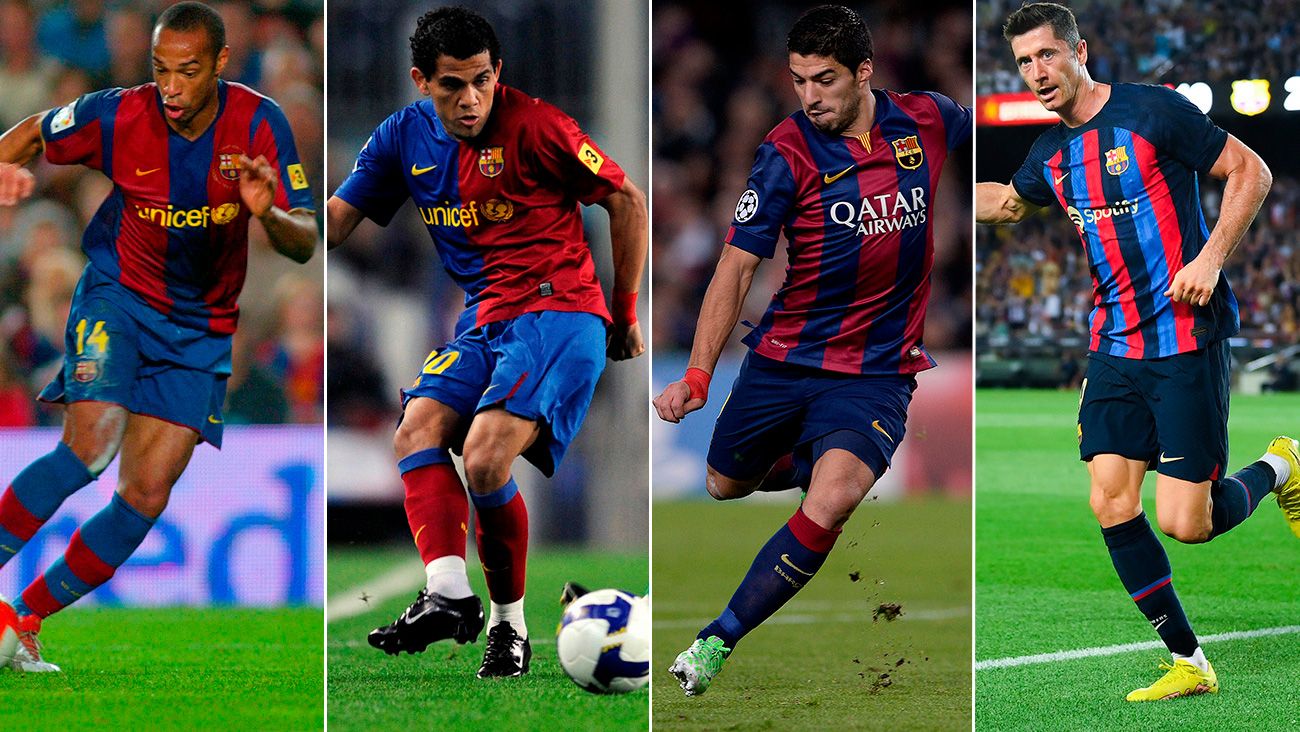 Historical transfers Barcelona