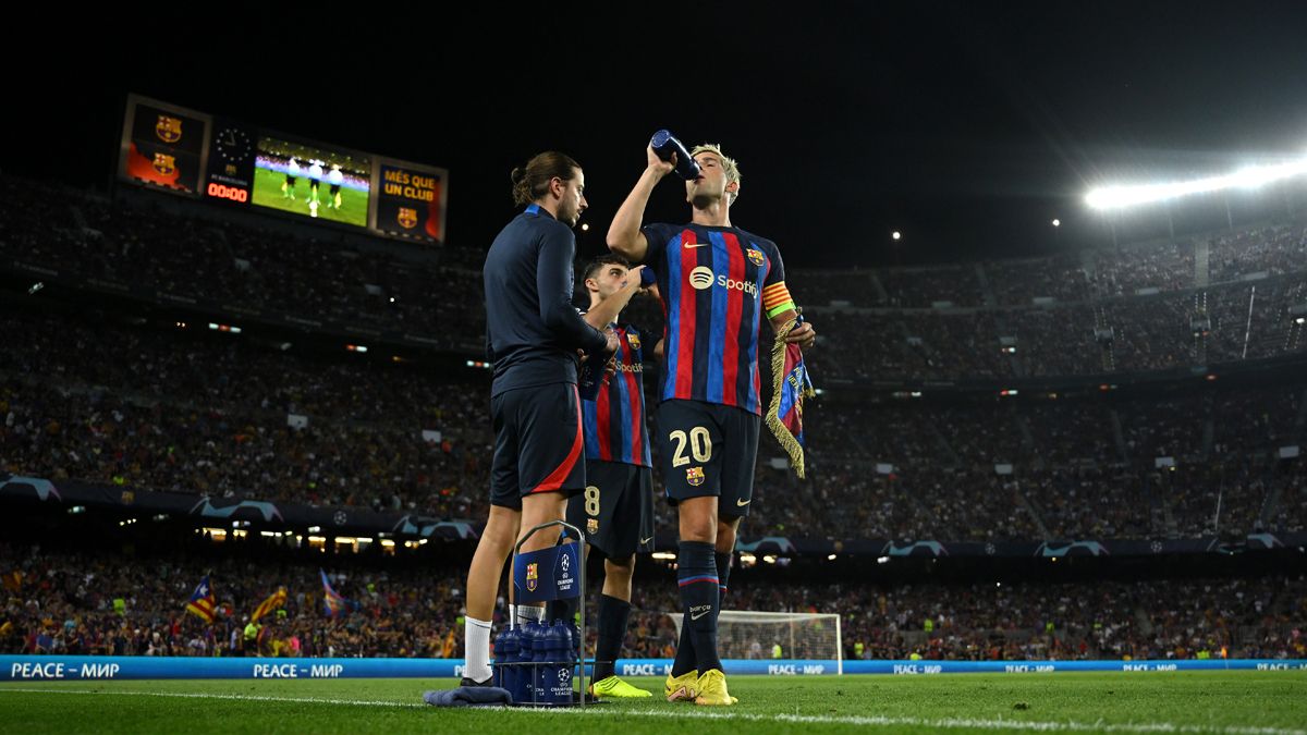 Sergi Roberto durante un partido del Barça