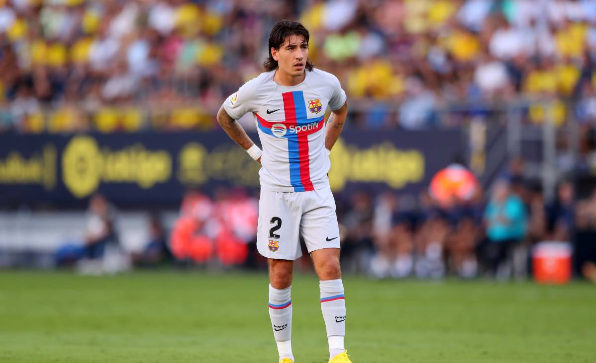 Héctor Bellerín, durante el Cádiz-Barça