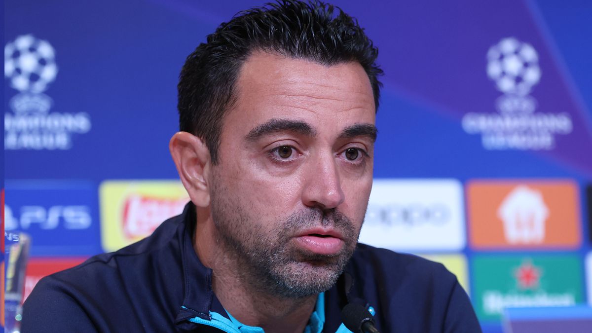 Xavi Hernández en la previa del Bayern vs Barça