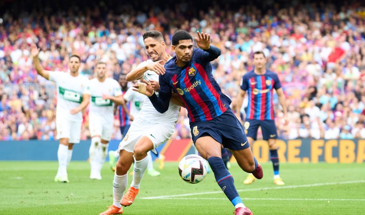 Araújo, en un partido ante el Elche