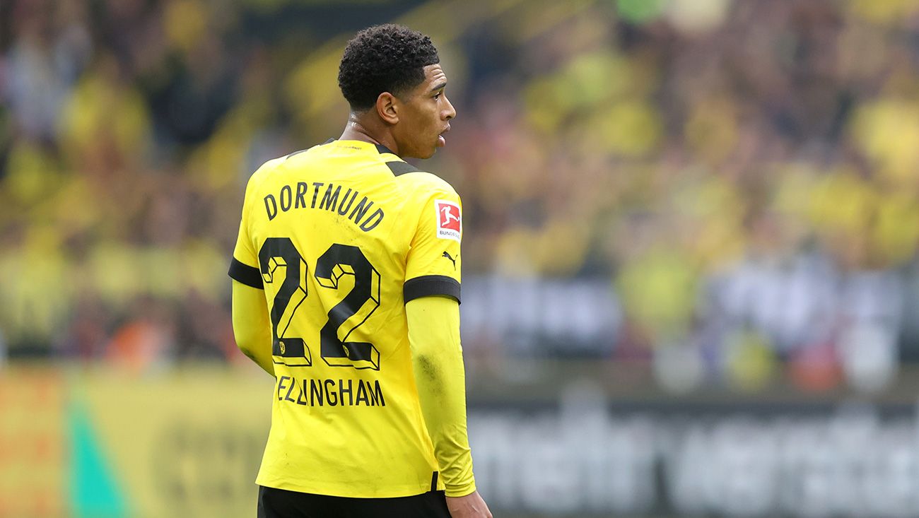 Jude Bellingham con el Dortmund