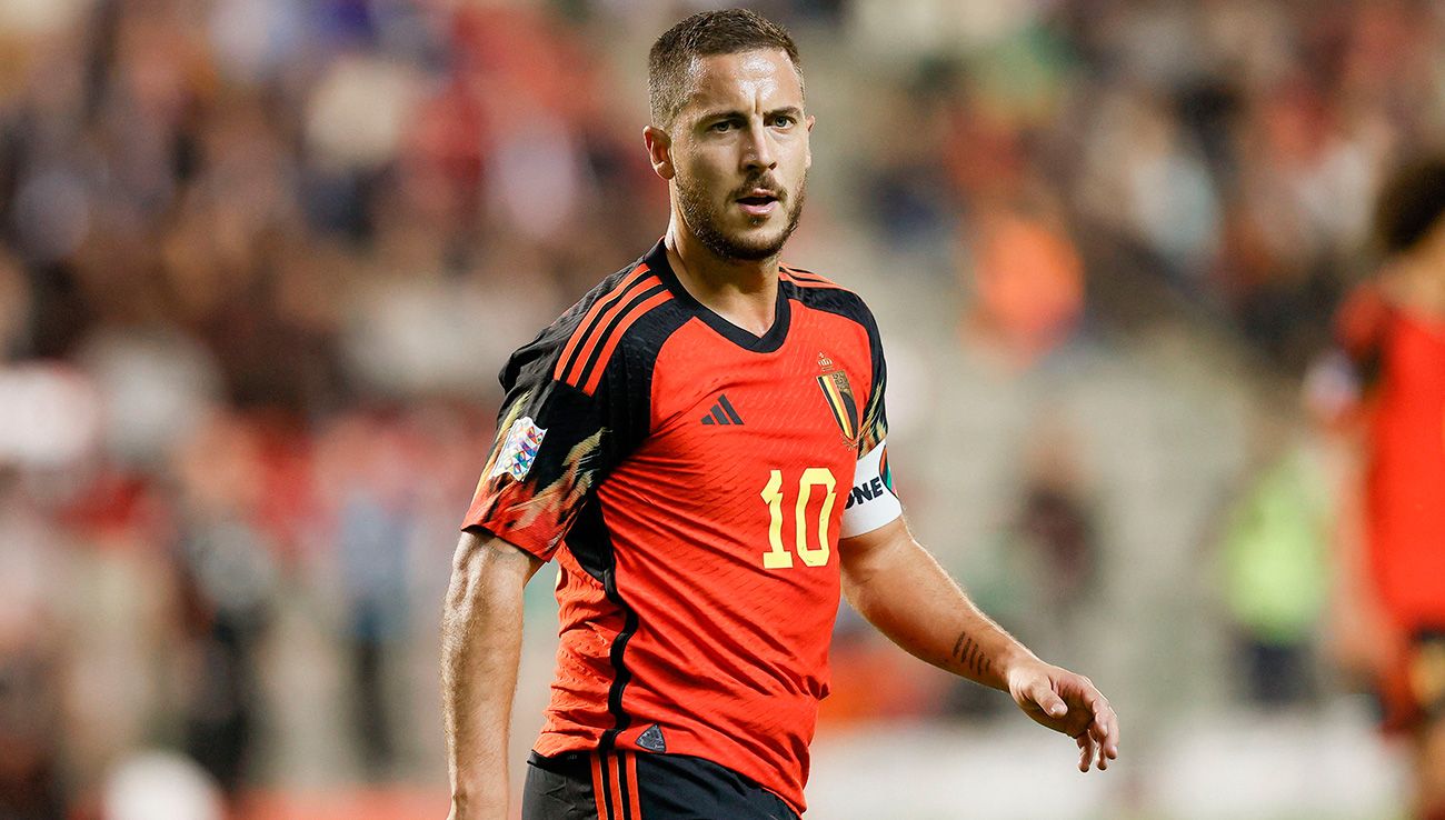 Hazard con Bélgica