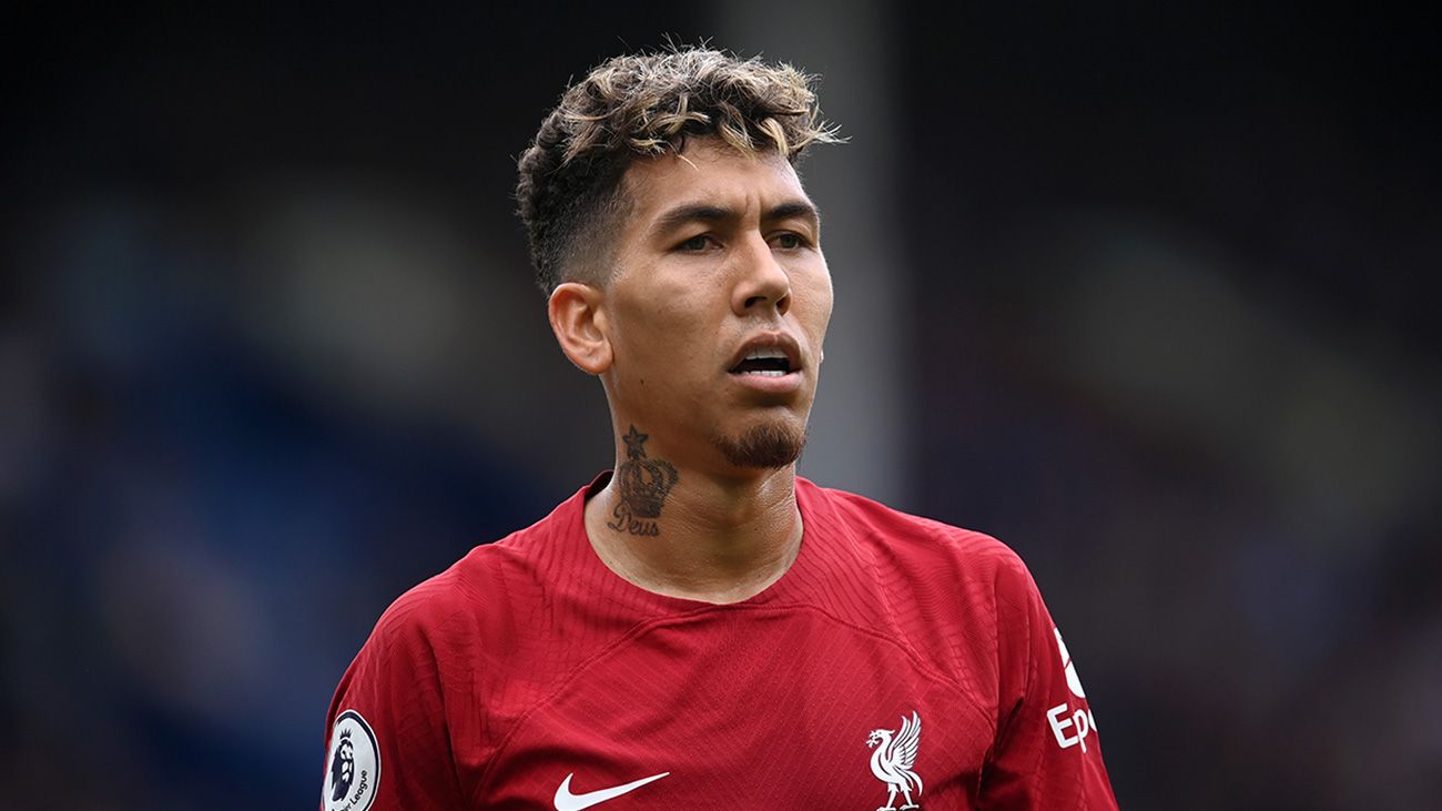 Roberto Firmino with Liverpool