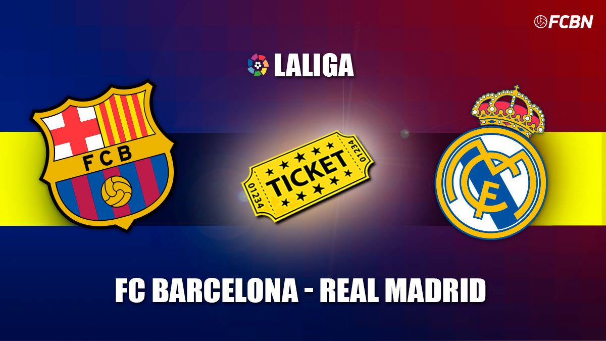 Luchten noedels moord TICKET - FC Barcelona vs Real Madrid (Spotify Camp Nou) - LaLiga Santander  2022-2023