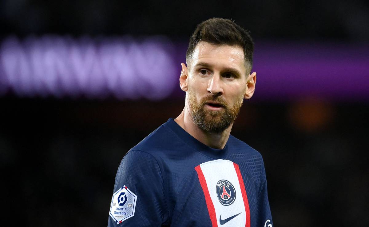Lionel Messi, en un partido ante el Niza