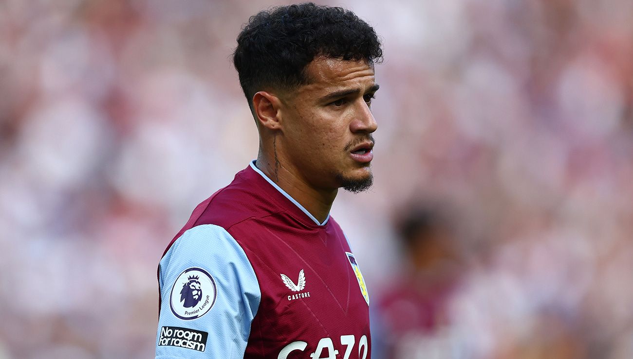 Coutinho with Aston Villa